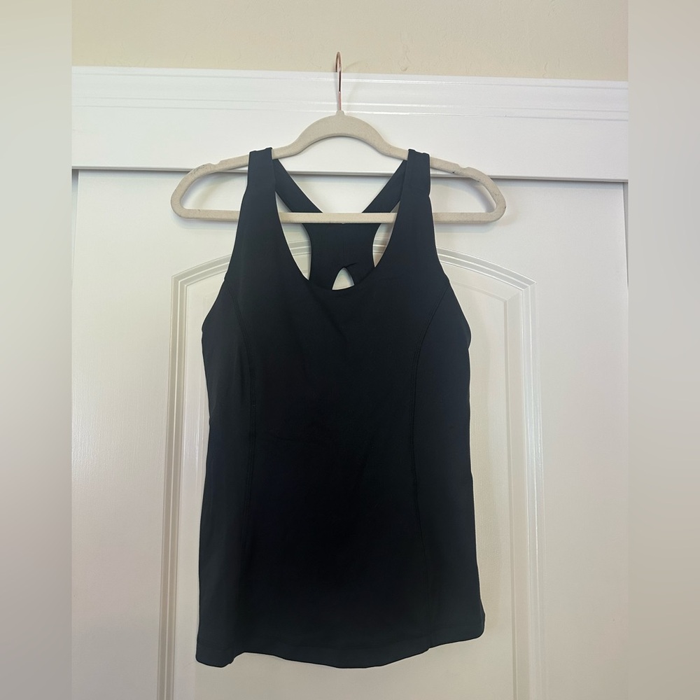 Eddie Bauer Black Athletic Tank Top with Built-In Support – Size L